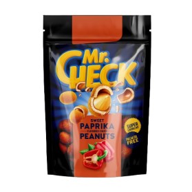 Mr.CHECK žemės riešutai  traškiame apvalkale su paprika