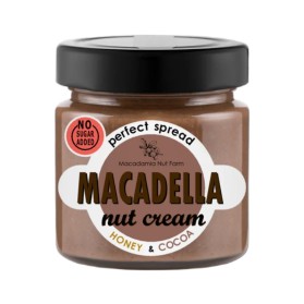 MAKADAMIJOS RIEŠUTŲ KREMAS "MACADELLA" 180G.