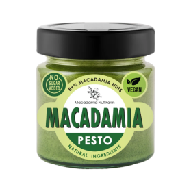MAKADAMIJOS RIEŠUTŲ KREMAS PESTO