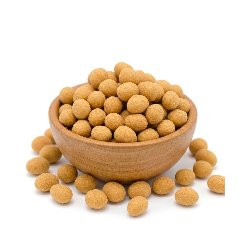 ŽEMĖS RIEŠUTAI TRAŠKIAME APVALKALE SU SŪRIU IR SVOGŪNAIS