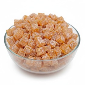 Džiovinti mangų kubeliai be cukraus gurru.lt pakuotėje