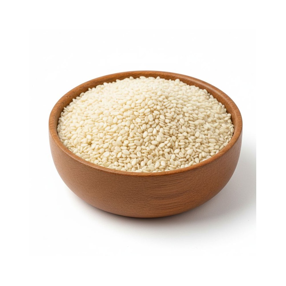 baltojo sezamo sėklos